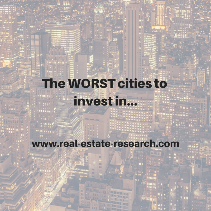 worst cities to invest in